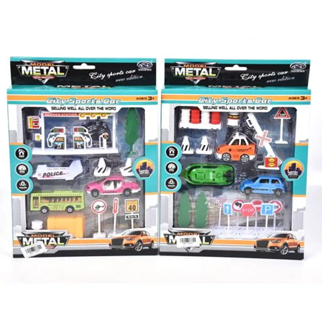 Dopravná súprava s vrtuľníkom, vozidlami a doplnkami