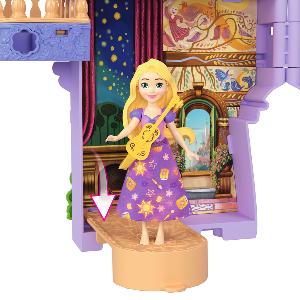 Disney Princezné Palác s mini bábikou Zlatovláska – Mattel kép 2