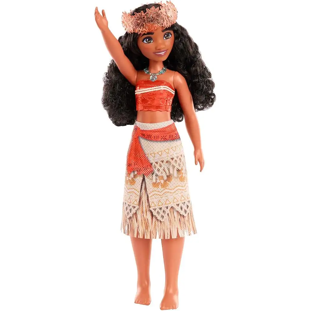 Disney Princezné: Trblietavé princezné - Figúrka Moana - Mattel kép 2