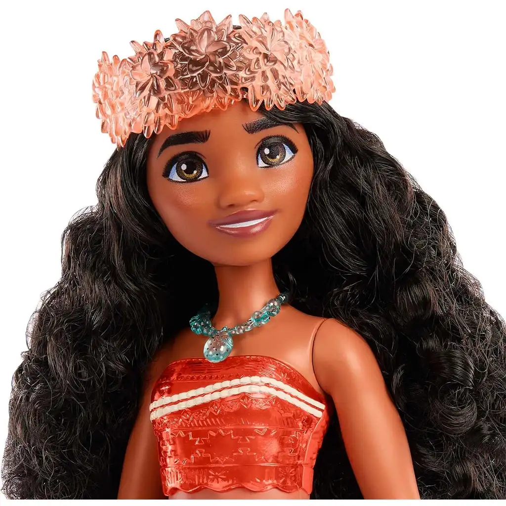 Disney Princezné: Trblietavé princezné - Figúrka Moana - Mattel kép 3