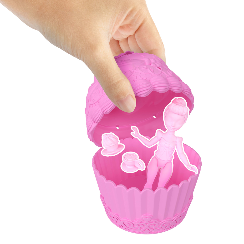 Disney princezné: Mini cupcake prekvapenie bábika 1 ks – Mattel kép 3