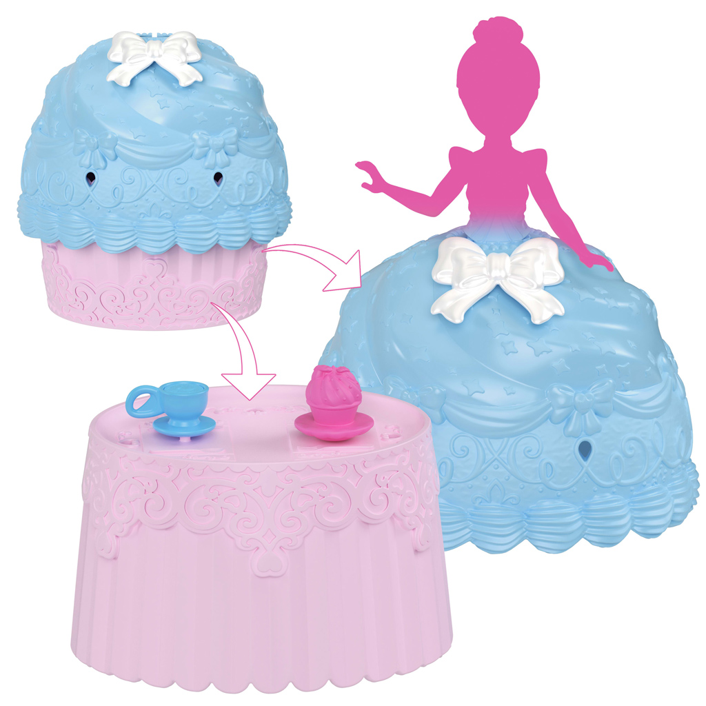Disney princezné: Mini cupcake prekvapenie bábika 1 ks – Mattel kép 2