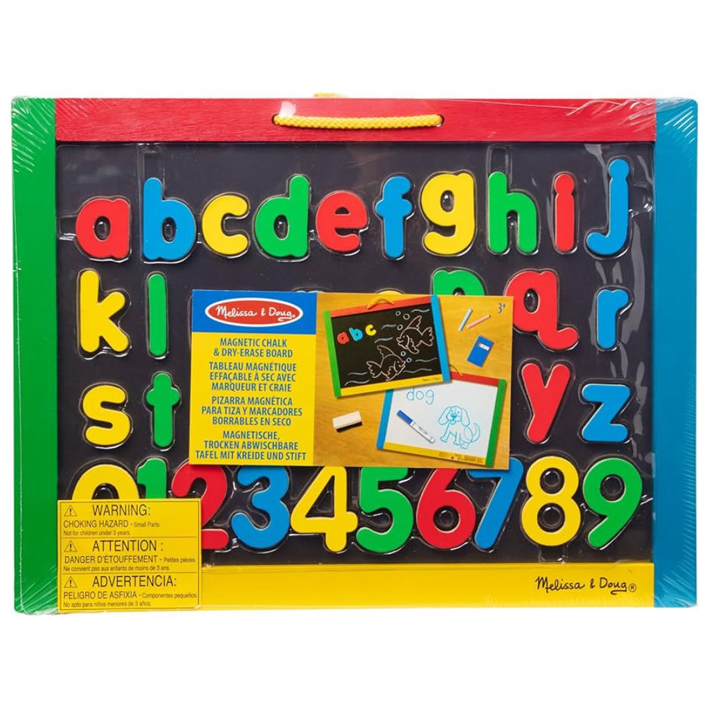 Drevený zápisník a kresliaca tabula s písmenkami - Melissa & Doug