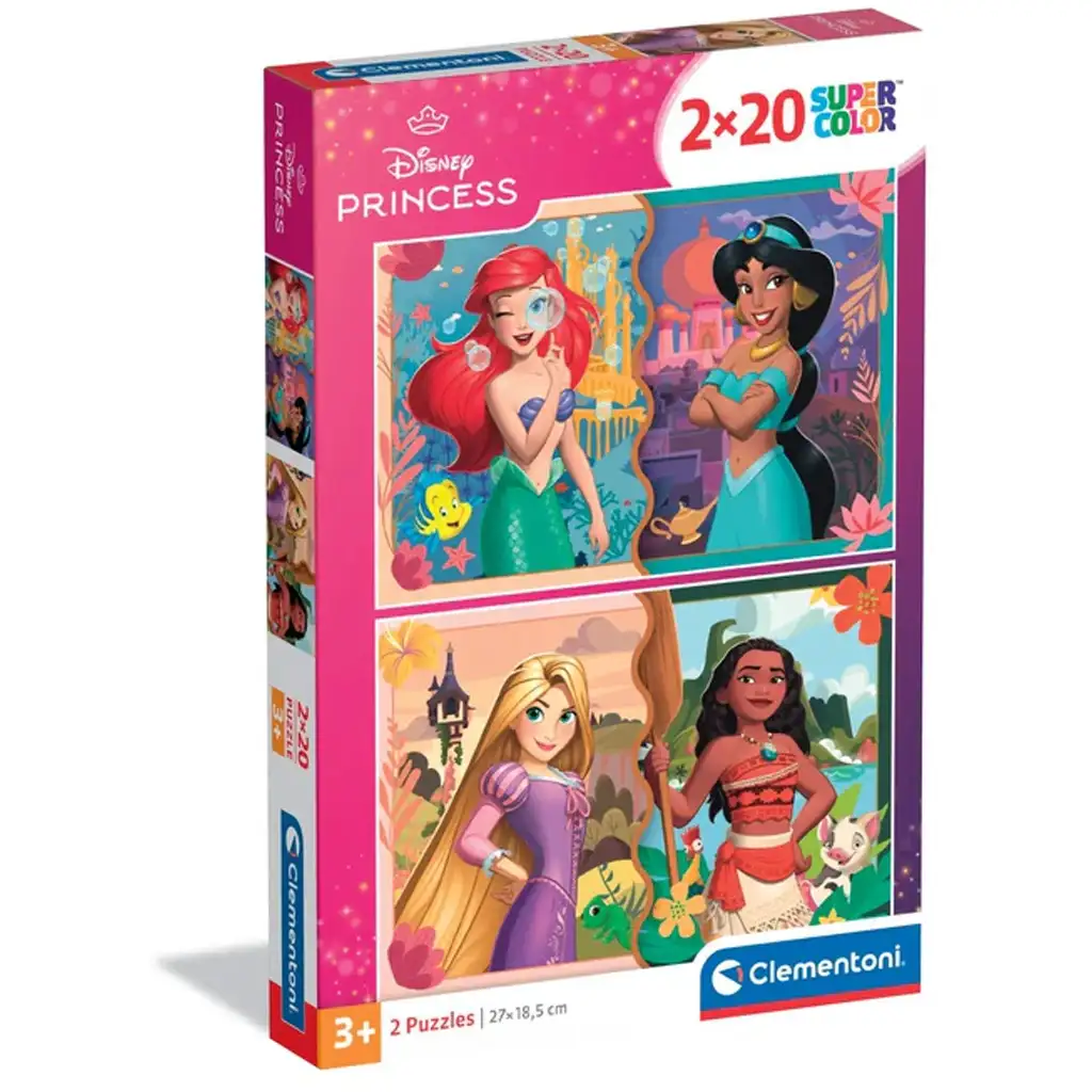Disney+Princezné+2-v-1+skladačka+-+Clementoni