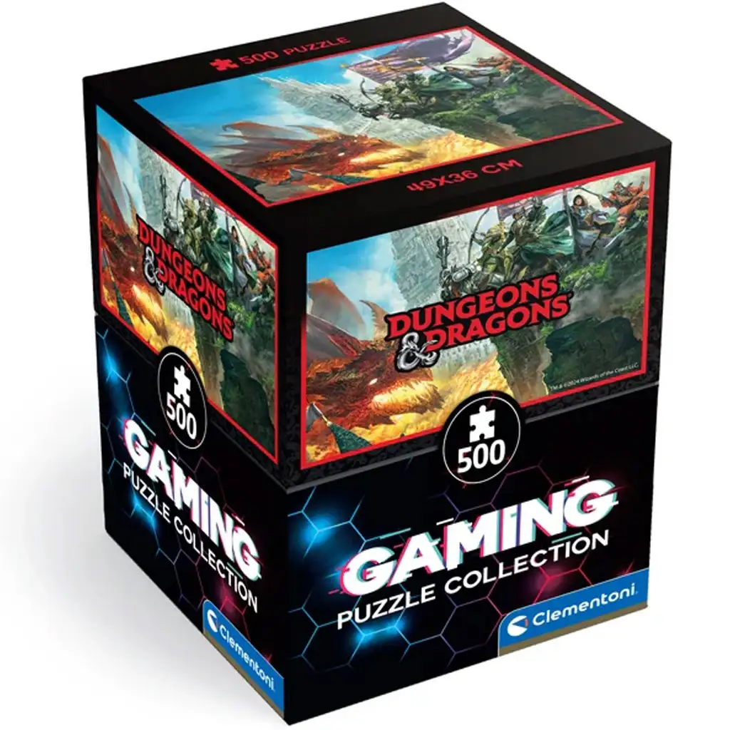 Dungeons & Dragons – Zem plameňov 500-dielne puzzle - Clementoni