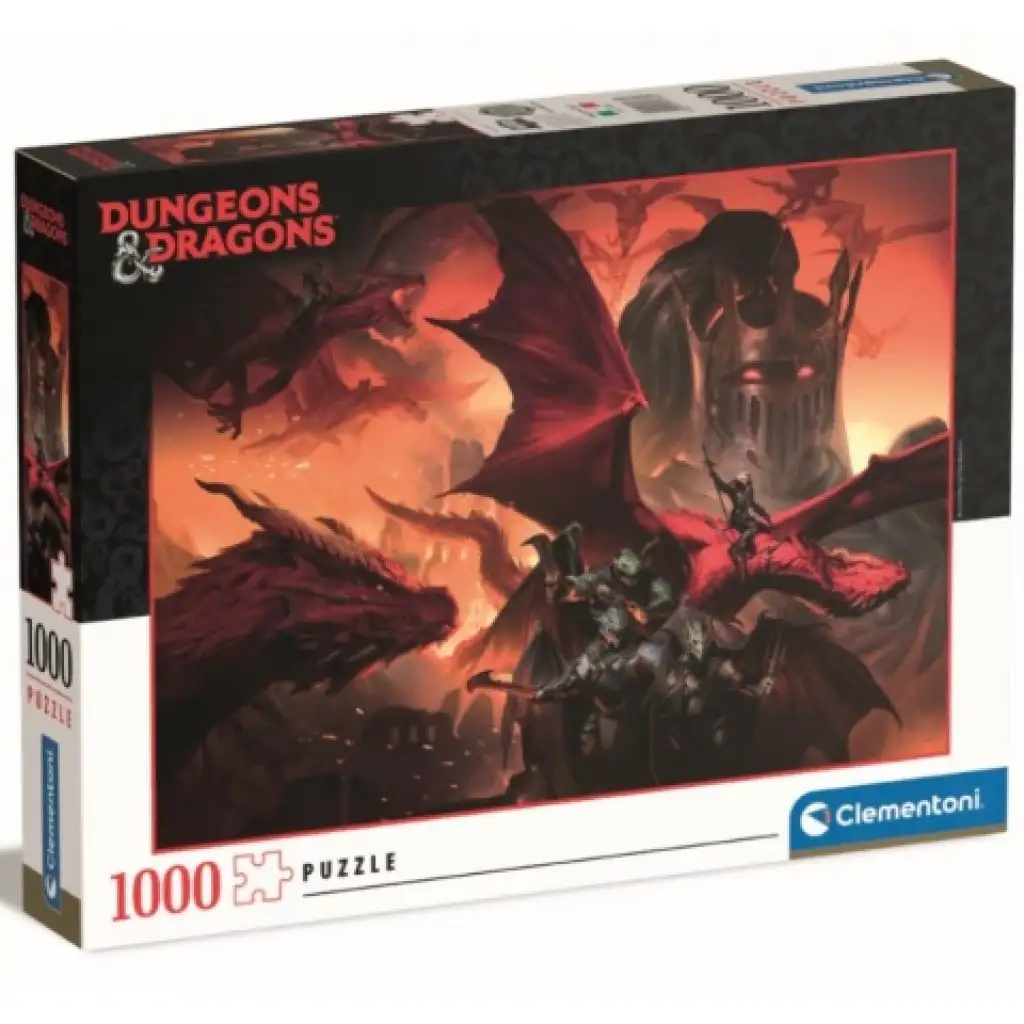 Dungeons & Dragons: Červený drak HQC 1000ks puzzle - Clementoni
