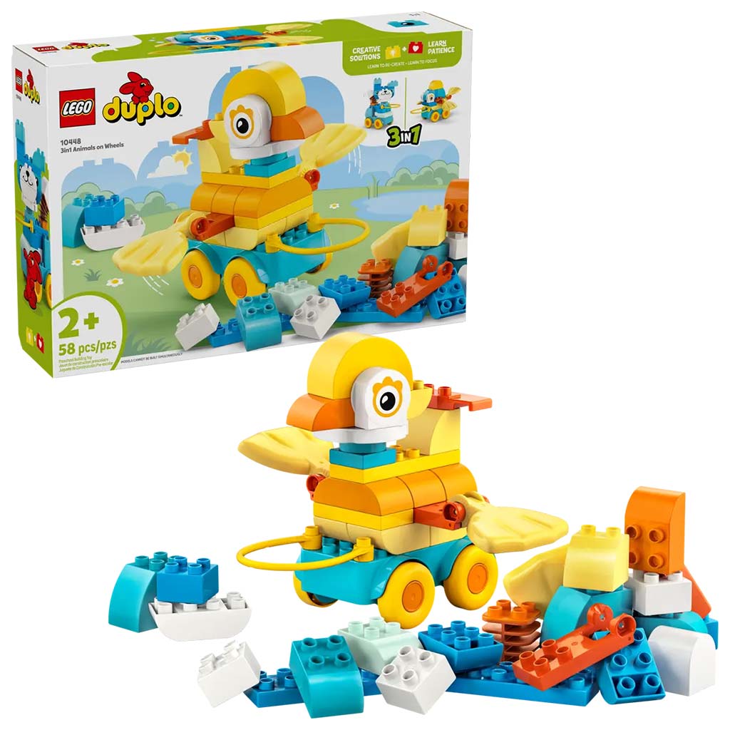 LEGO® DUPLO®: 3 v 1 pohyblivé zvieratká (10448)