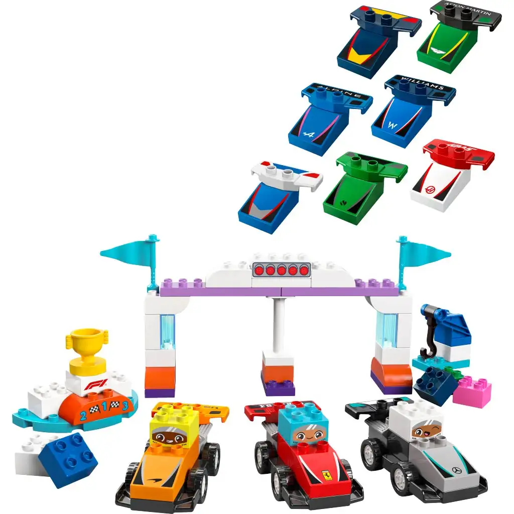 LEGO® DUPLO®: F1® versenyautók és pilóták (10445) kép 4