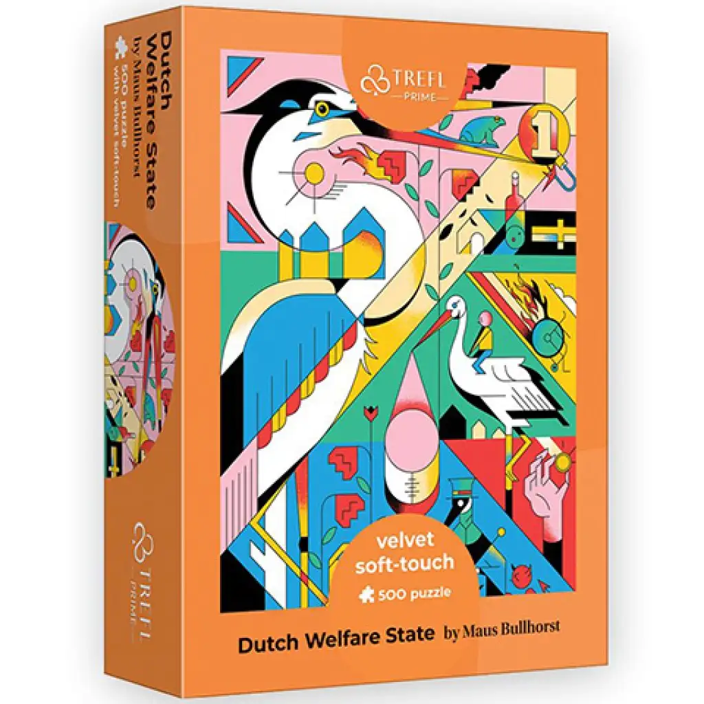 Dutch Welfare State zamatovo hebké 500 dielne puzzle - Trefl