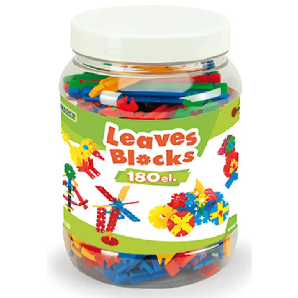 Dvojrozmerné stavebné prvky v zásobníku 180 dielny set - Wader