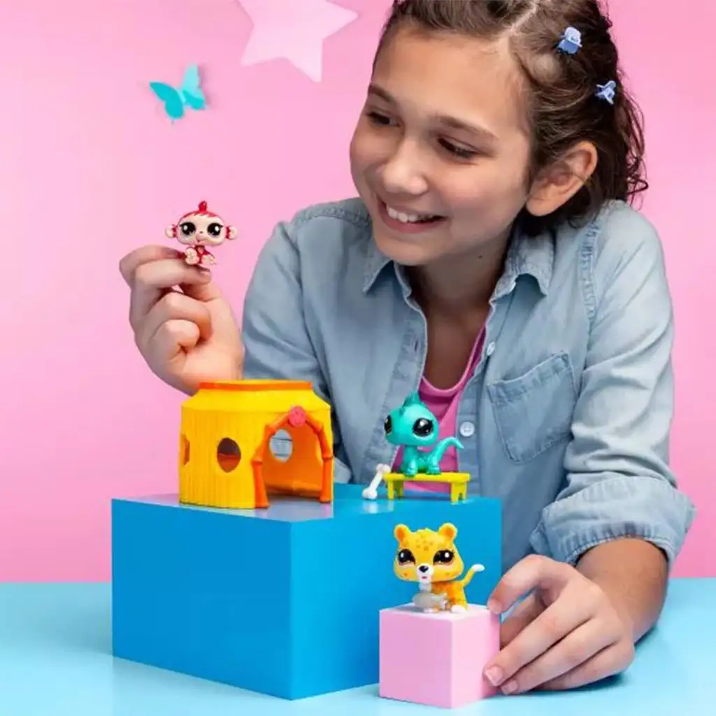 Littlest Pet Shop: 3-figúrkový balíček séria 1 - Džungľa kép 4