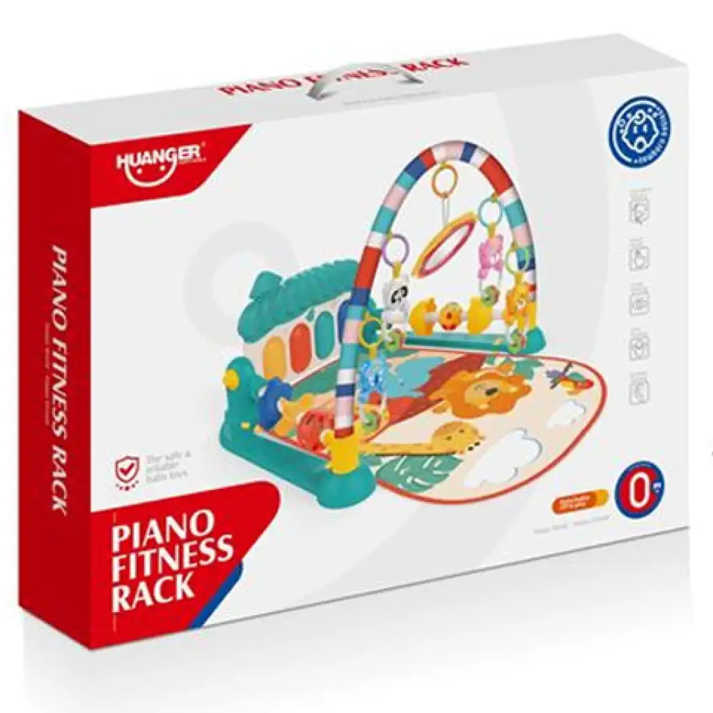 Džungľa hrací koberec so vstavaným klavírom