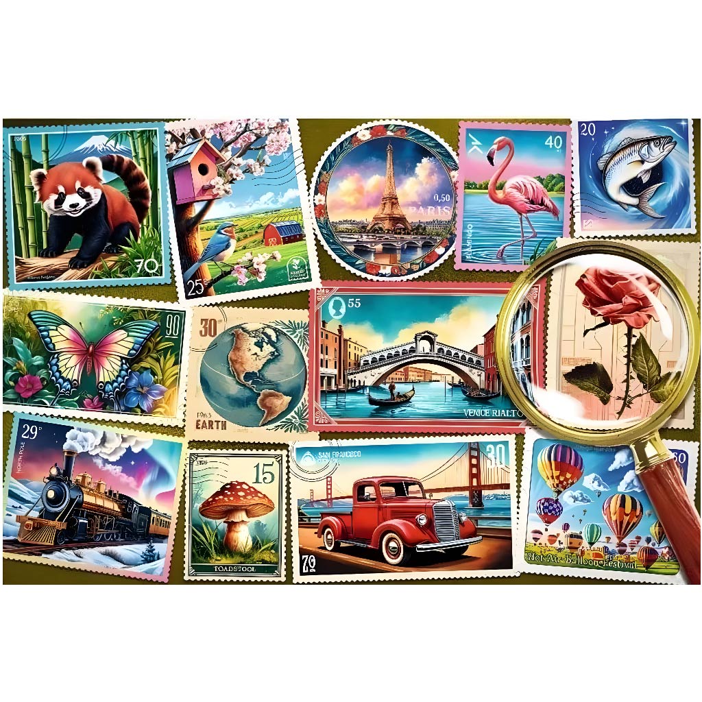 Zbierka známok Easy Piece 300-dielne puzzle - Trefl kép 2