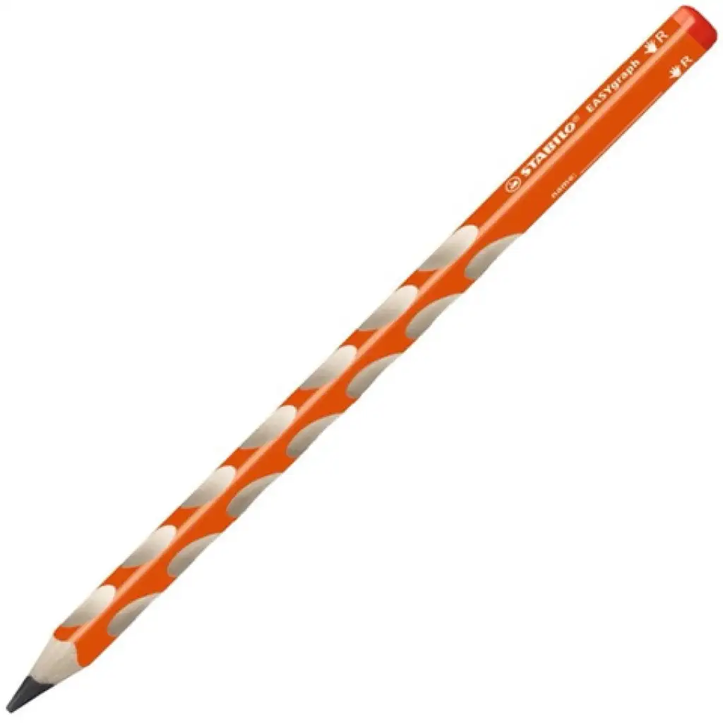 Stabilo: EASYgraph R háromszögletű grafit ceruza 2B narancssárga kép 1