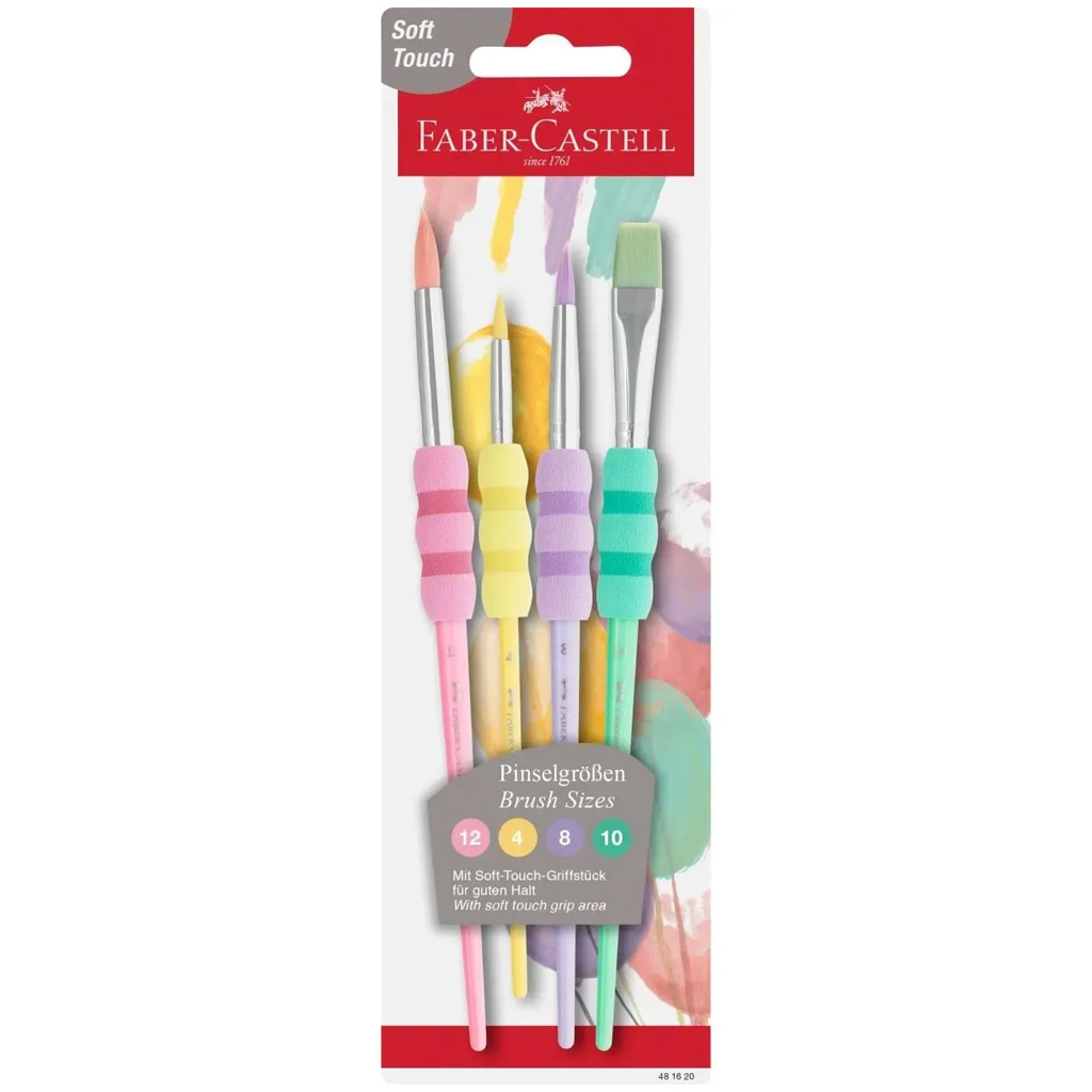 Faber-Castell: Soft Touch 4db-os pasztell ecsetkészlet kép 1
