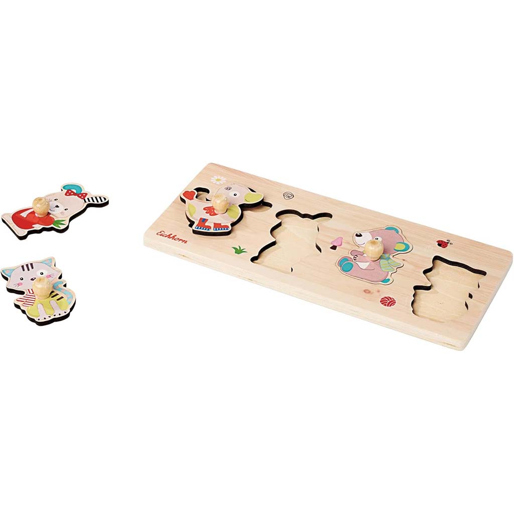 Eichhorn: Drevené puzzle – Roztomilí kamaráti - Simba Toys kép 2