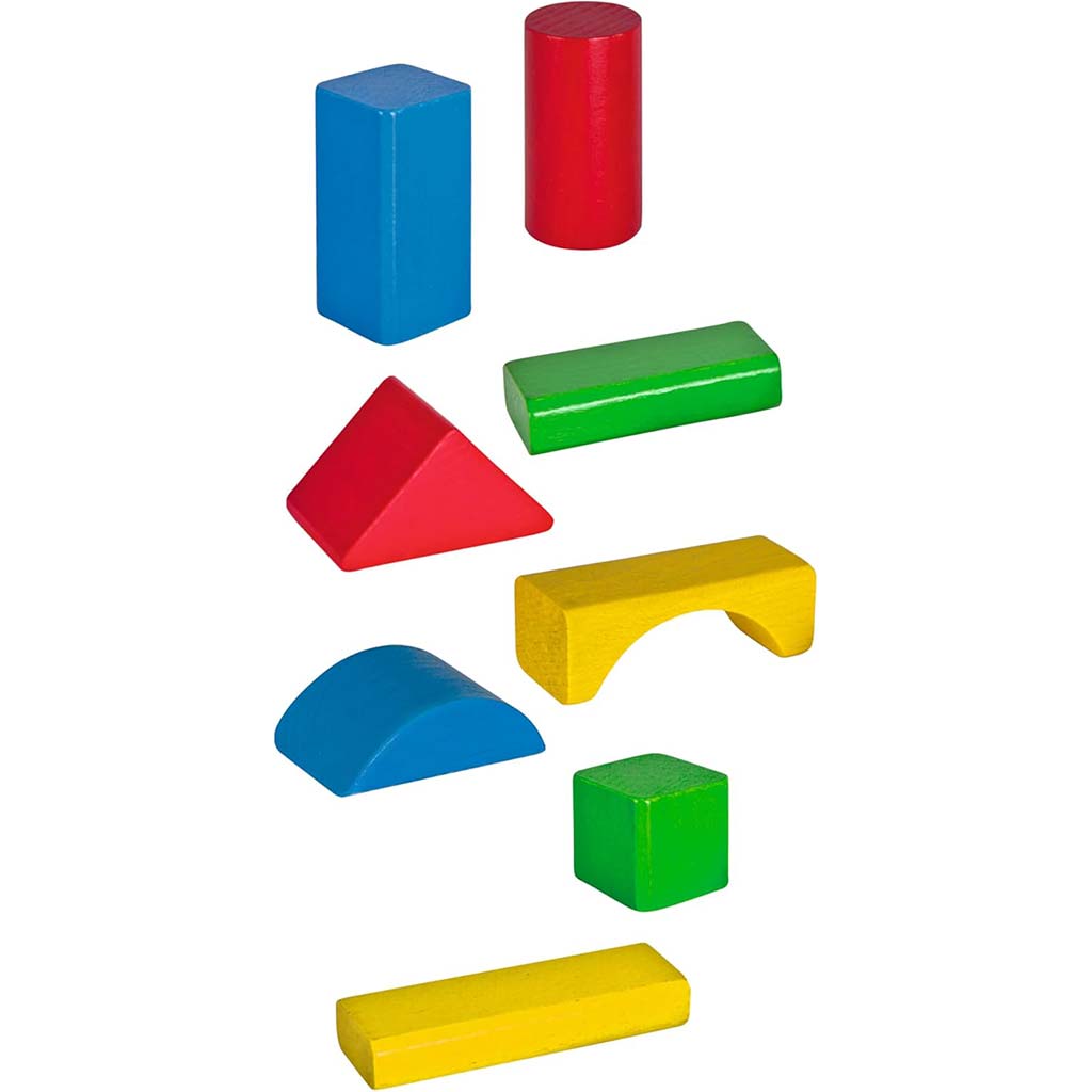 Eichhorn: Farebné drevené kocky, 50-dielna sada - Simba Toys kép 3