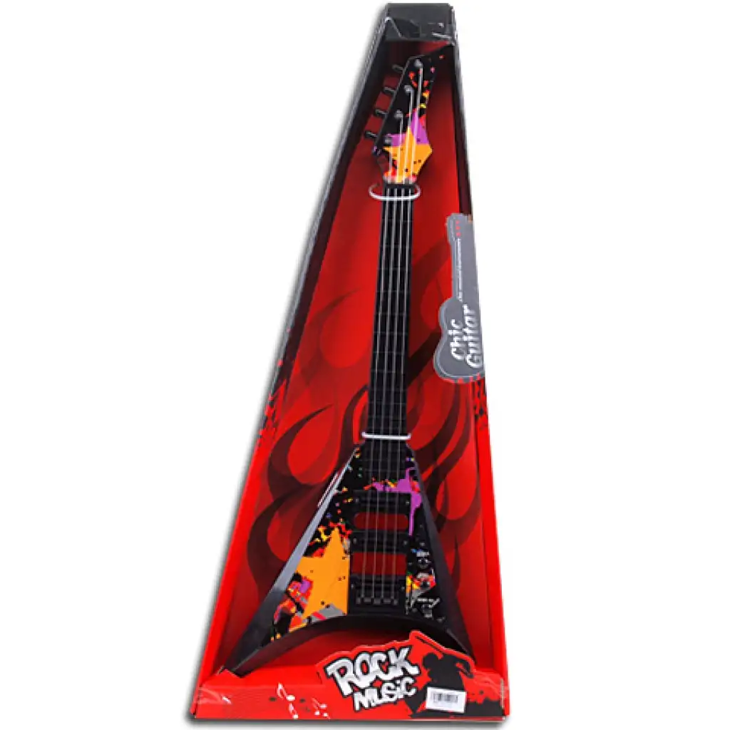 Elektrická gitara so zvukovými a svetelnými efektmi