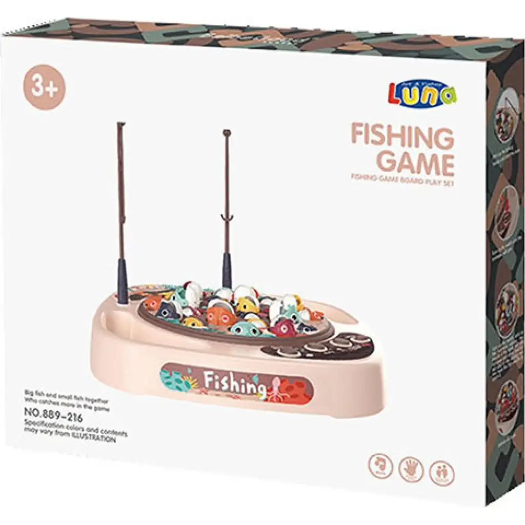 Elektrická rybárska hračka so svetlom a zvukom