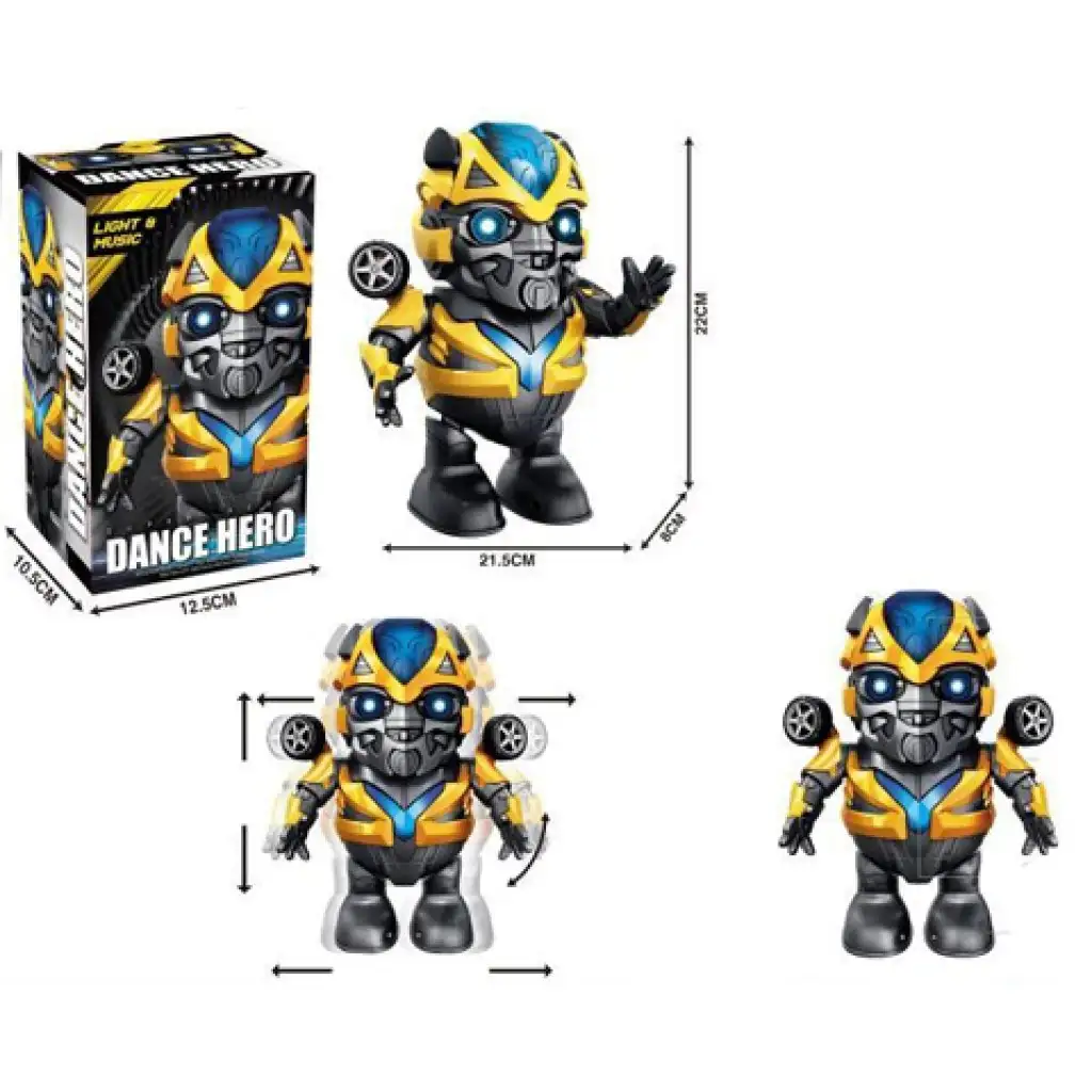 Elektrický tancujúci robot so svetlom a zvukom kép 2