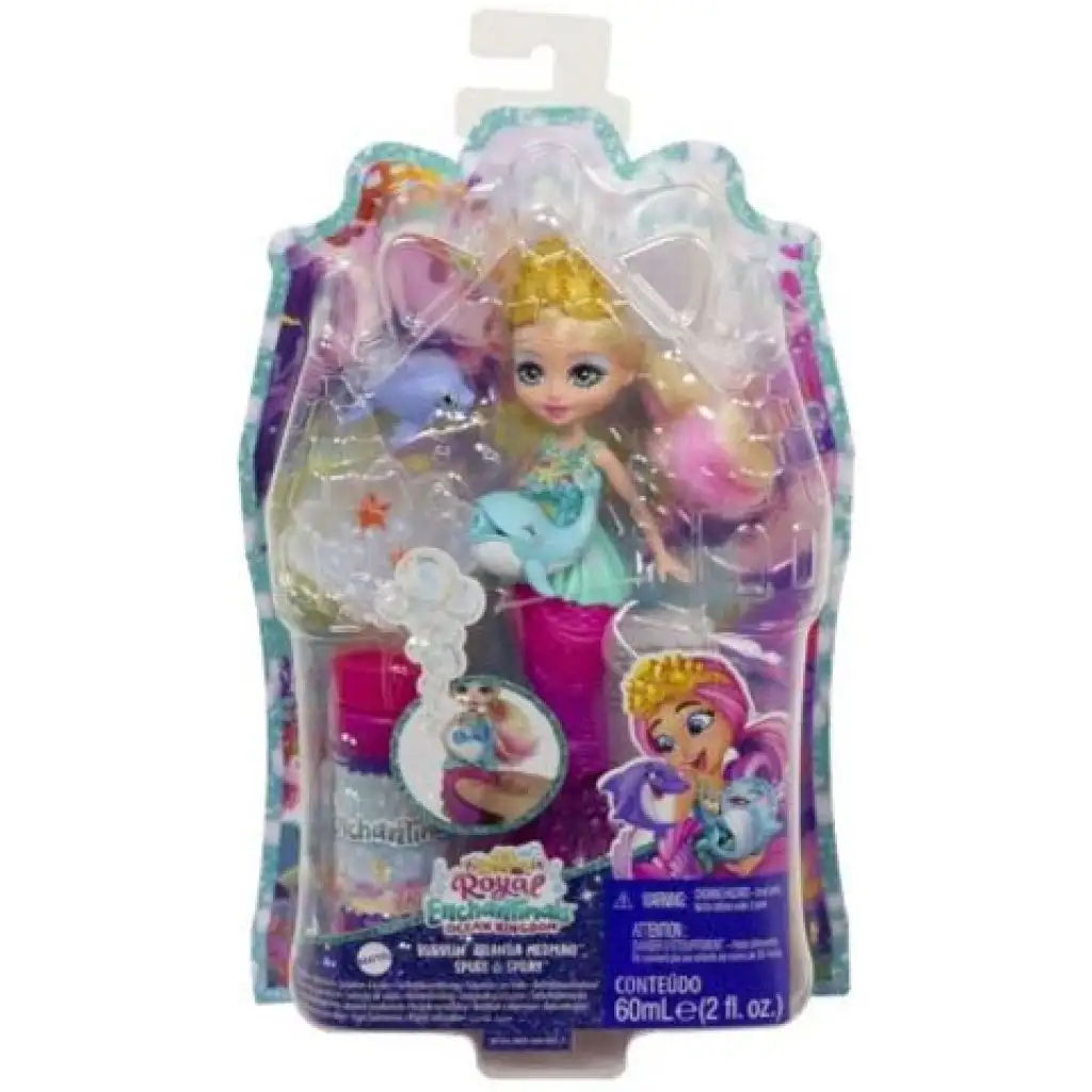 Enchantimals: Buborékfújó sellő figura kiegészítőkkel - Mattel kép 1