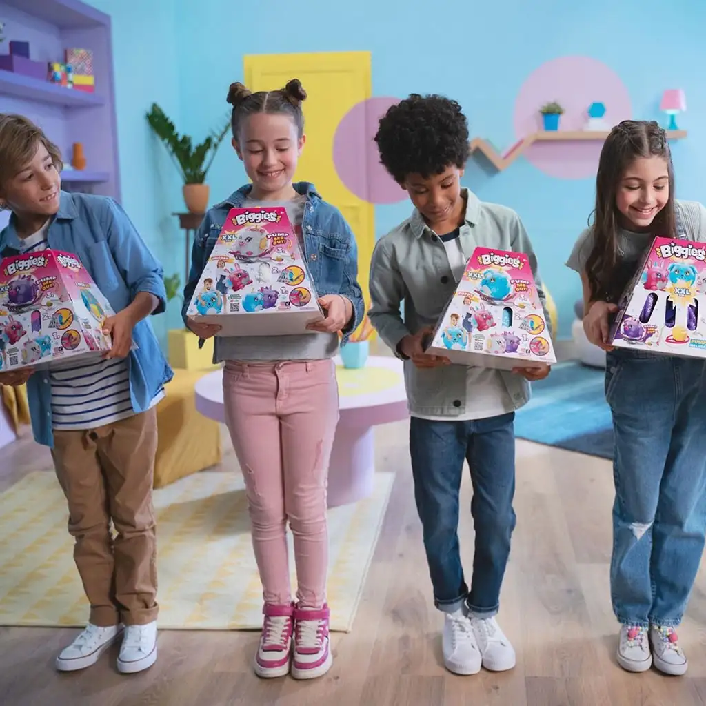 Eolo: Biggies nafukovací plyšový jednorožec 45cm kép 4