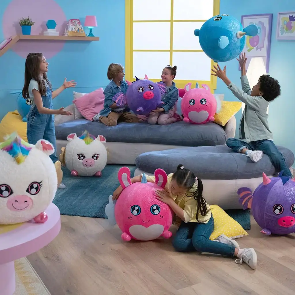 Eolo: Biggies nafukovací plyšový jednorožec 45cm kép 7