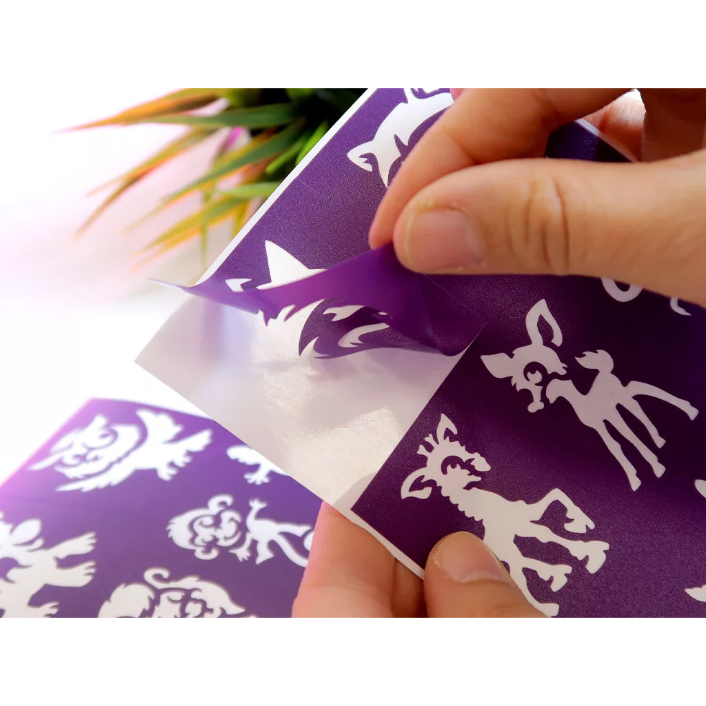 TyToo: Sada šablón na trblietavé tetovanie – Lesné zvieratá, 26 ks kép 2