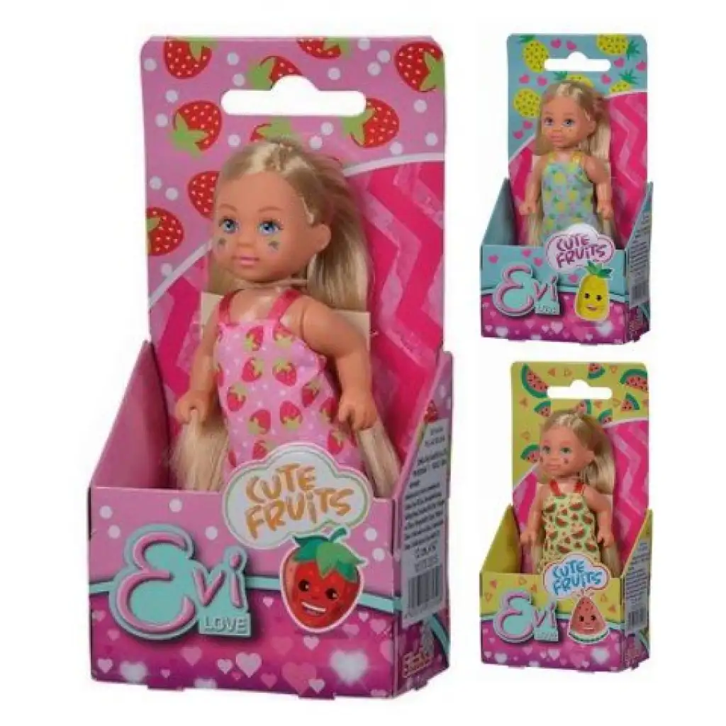Evy Love Cute Fruits: Ovocné bábika vo viacerých variantoch 12cm - Simba Toys kép 1