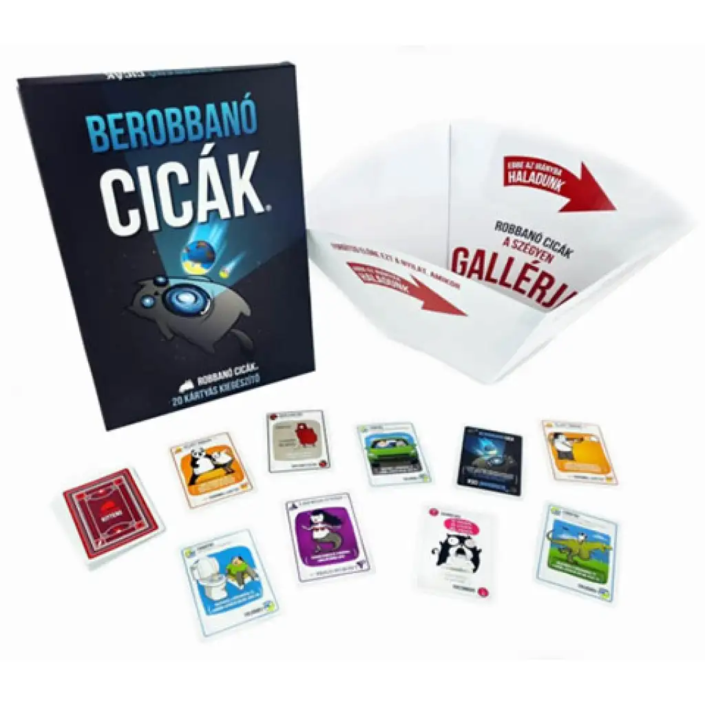Berobbanó cicák társasjáték kiegészítő kép 2