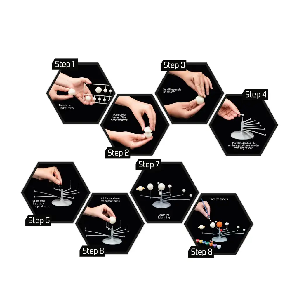 Explore Factory: Vytvor slnečnú sústavu vedeckou sadou kép 2
