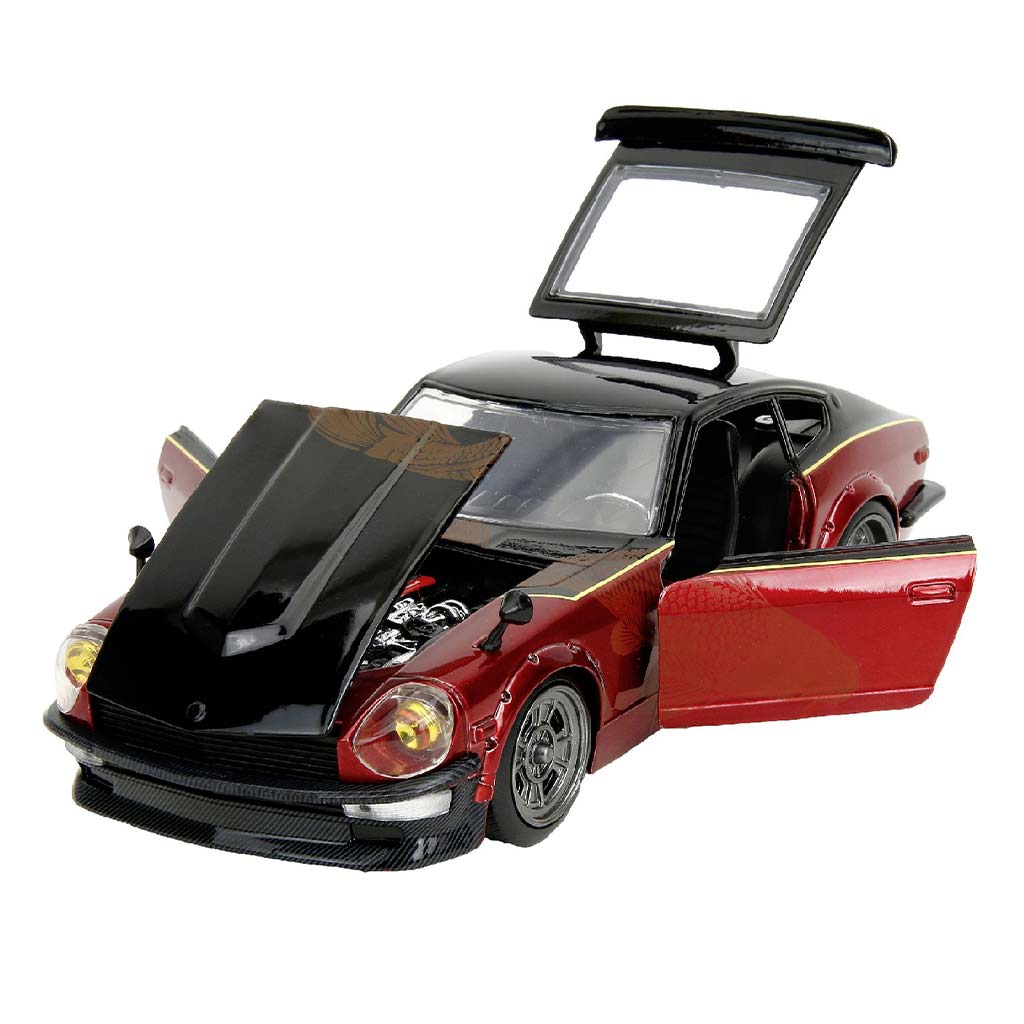 Rýchlo a zbesilo: 1972 Datsun (F10) kovový model auta 1/24 - Jada Toys kép 3