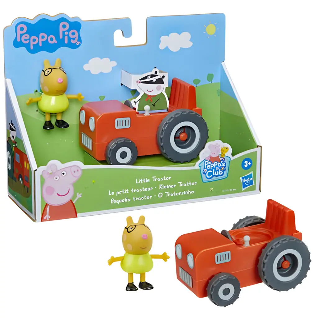 Peppa malac: Kis traktor és Pedro póni játékfigura szett - Hasbro kép 1