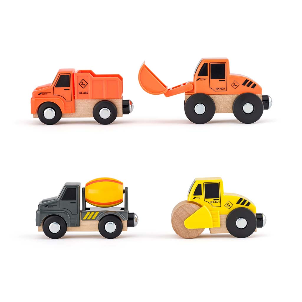 12-dielna sada stavebných vozidiel - Woodyland kép 2