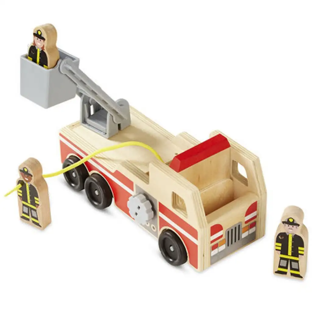 Fa létrás tűzoltóautó - Melissa & Doug kép 2