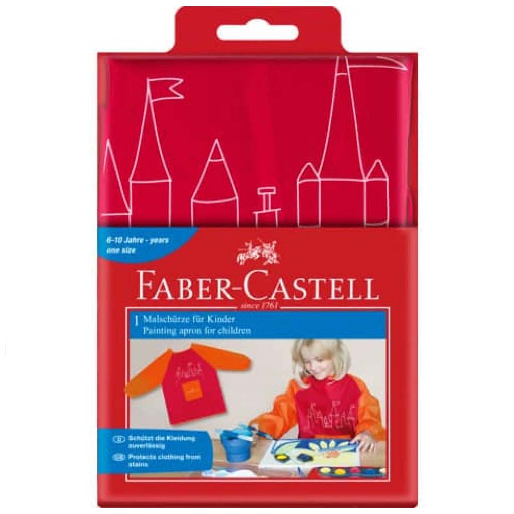 Faber-Castell: festőkötény gyerekeknek piros-narancssárga színben kép 1