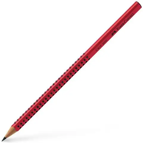Faber-Castell: Grip 2001 grafit ceruza B piros kép 1