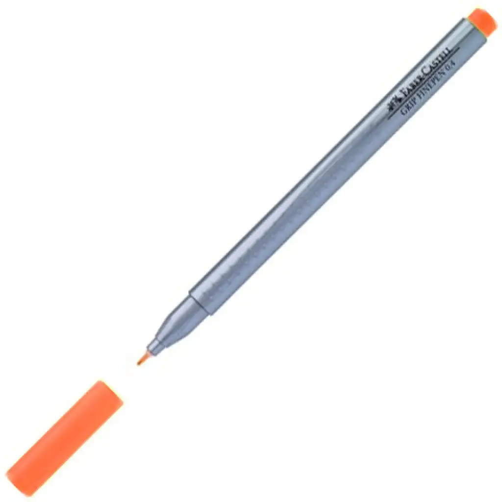 Faber-Castell: Grip Finepen liner 0,4mm oranžový