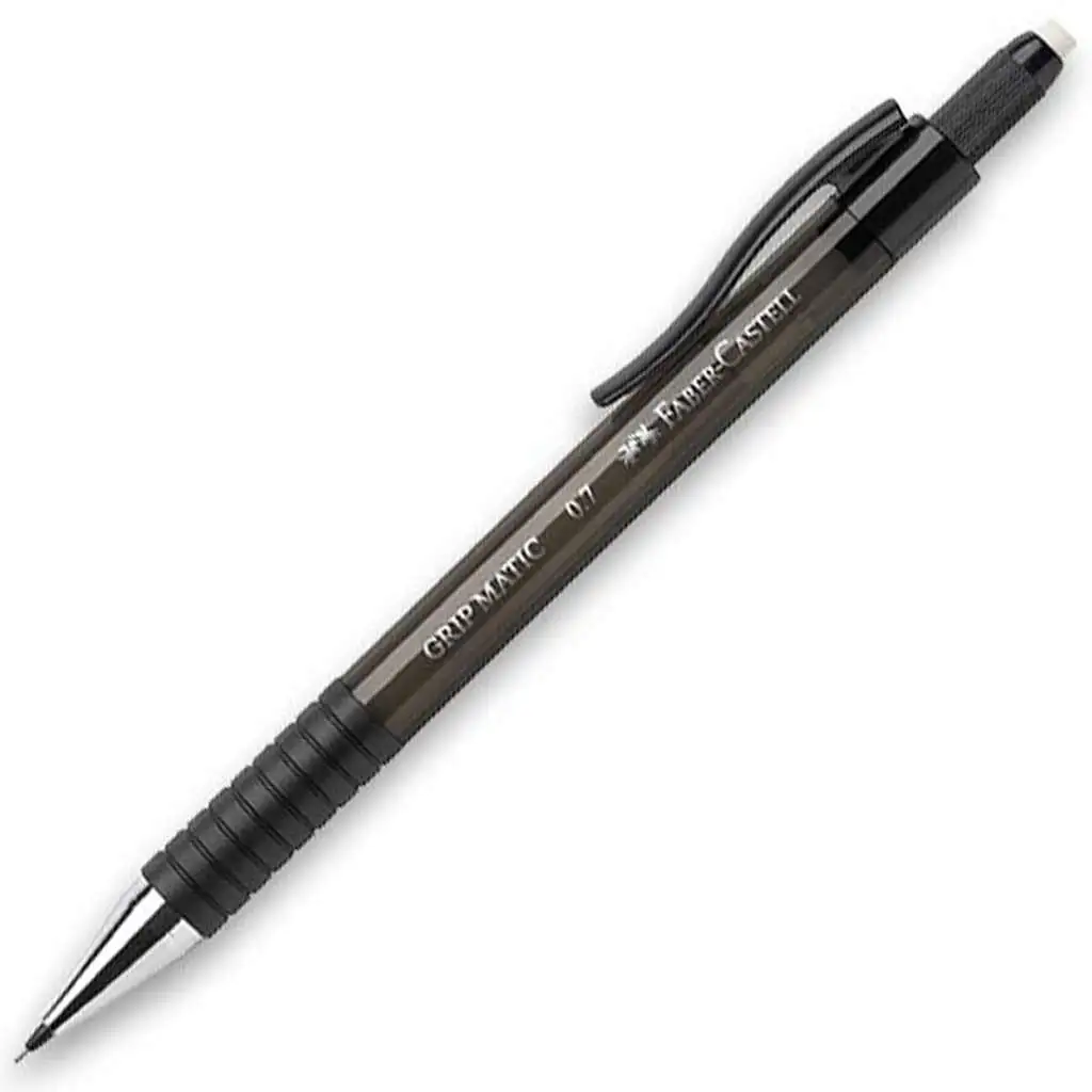 Faber-Castell: Grip Matic grafit töltőceruza 0,7mm-es heggyel fekete színben kép 1
