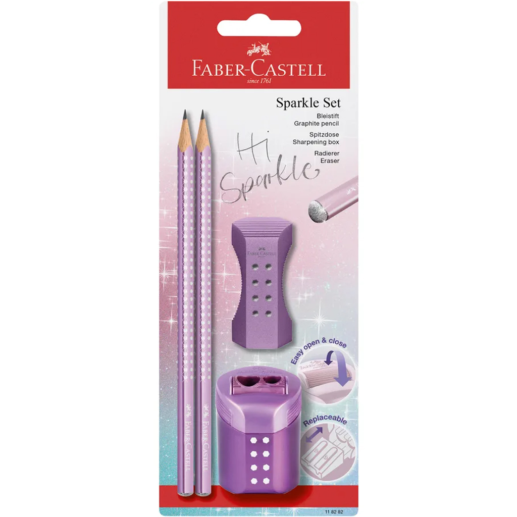 Faber-Castell: SPARKLE 4-dielna sada písacích potrieb v rôznych variantoch, 1 kus kép 3