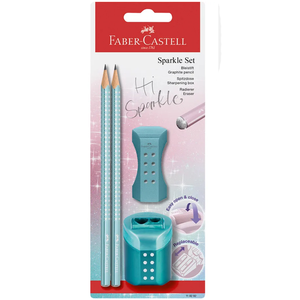 Faber-Castell: SPARKLE 4-dielna sada písacích potrieb v rôznych variantoch, 1 kus kép 2