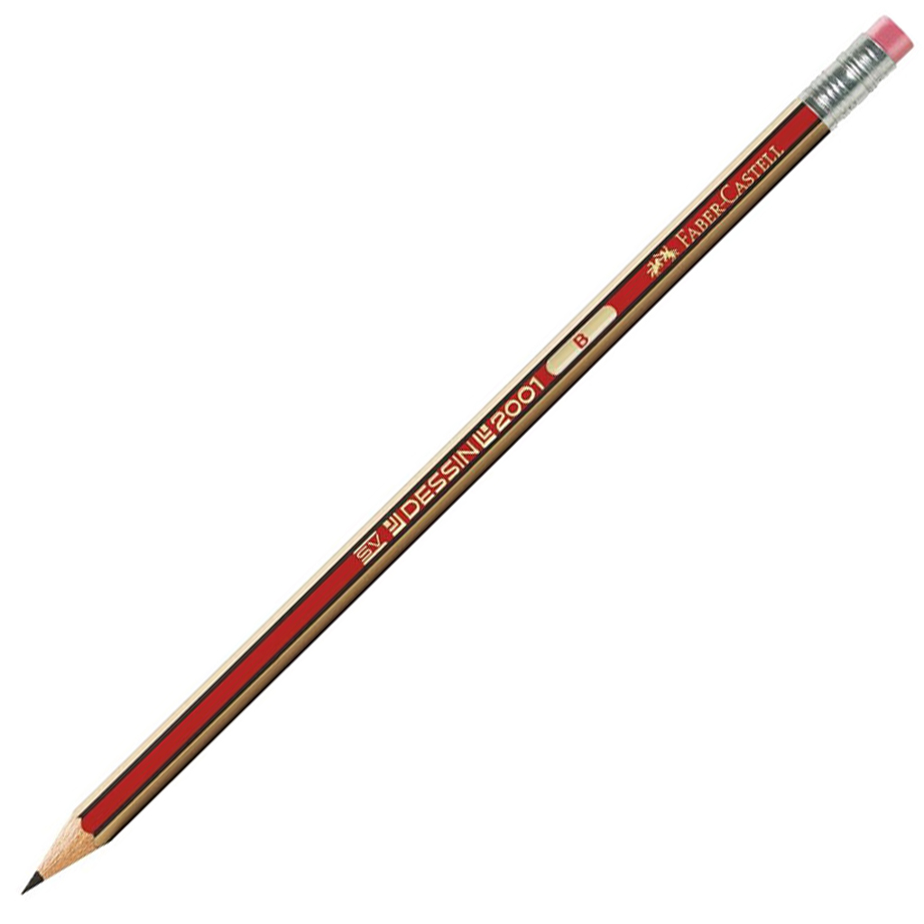 Faber-Castell: Dessin 2001 grafitceruza radírral B 1db kép 1