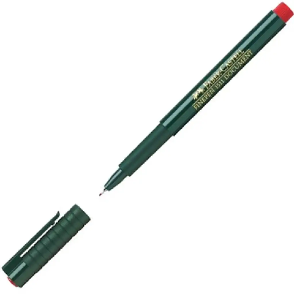 Faber-Castell: Rostirón Finepen 1511 0,4mm červená