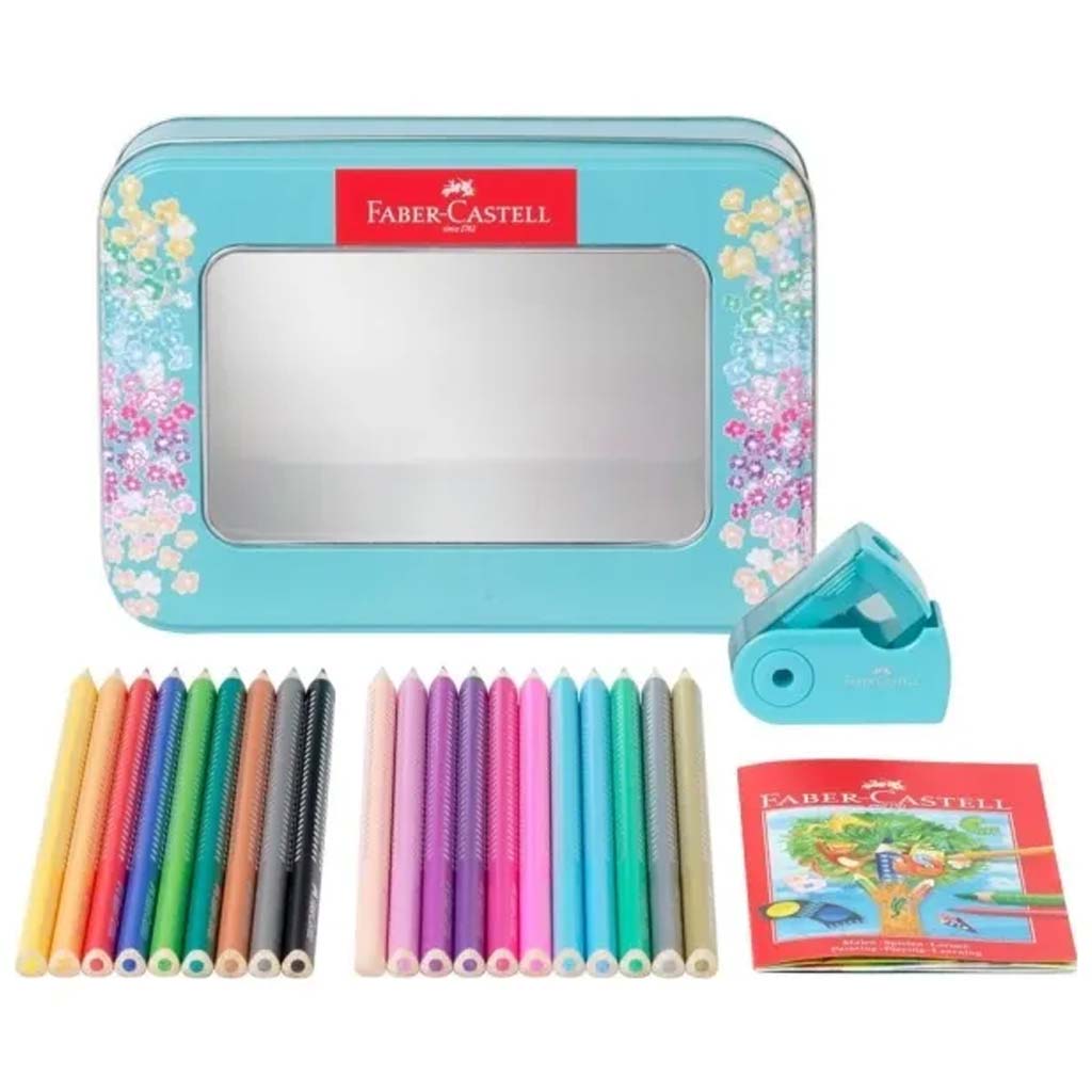 Faber-Castell: Sparkle súprava farebných ceruziek – 20 kusov v kovovej darčekovej krabičke kép 2