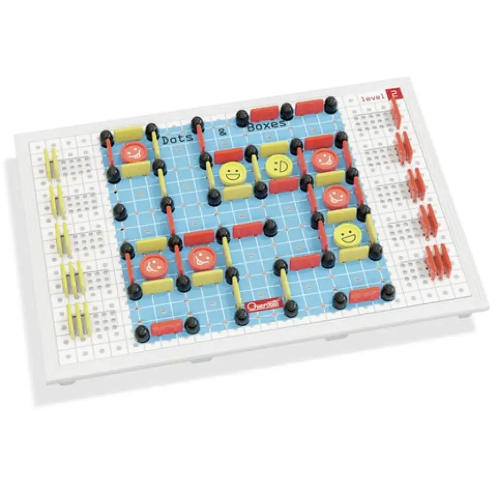 Quercetti: Rodinná hra - Hra bodky a krabice kép 2