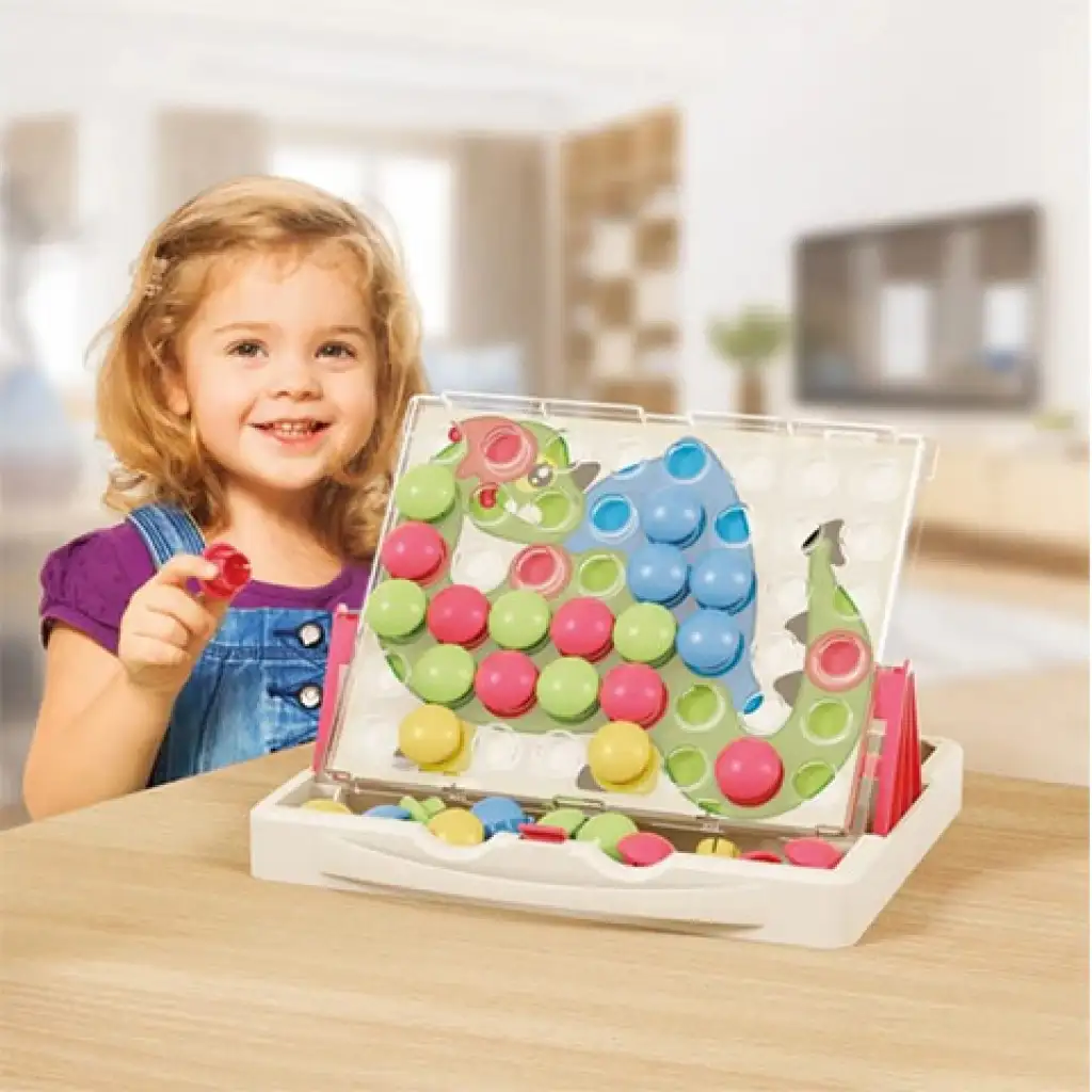 Quercetti: Play Eco Fantacolor junior pötyi készlet 58db-os kép 2