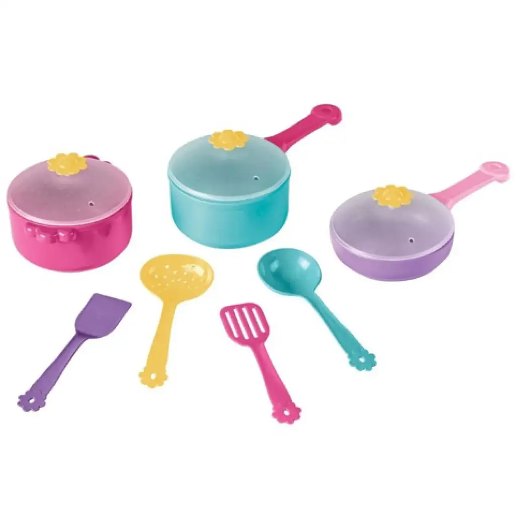 Farebná kuchynská súprava 10 dielny set - Wader