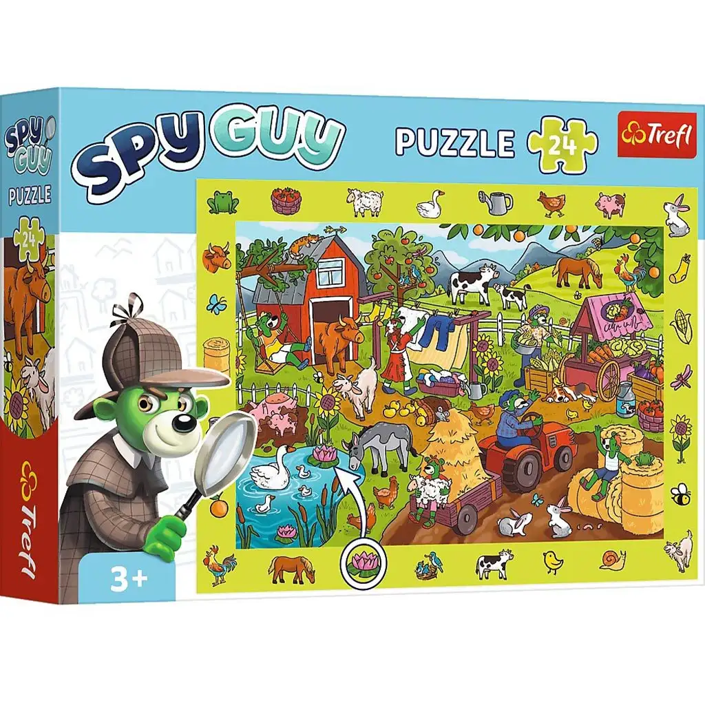 Spy Guy 24-dielna puzzle Farma - Trefl