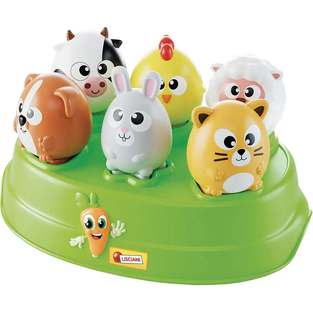 Carotina baby: Farma zvieratkové vkladacie puzzle - Lisciani kép 3