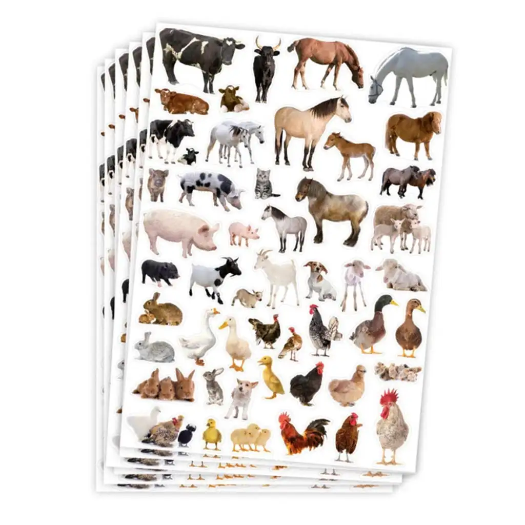 PlayBox: Farm zvieracie nálepky, 300 ks